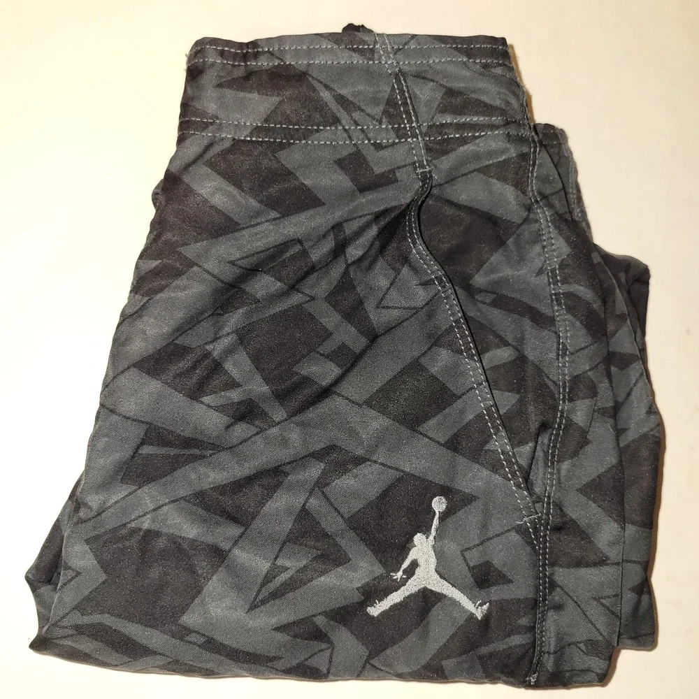 Nike Air Jordan Cement Pattern Joggers Pants 745673-010 Men's Size 32 Medium